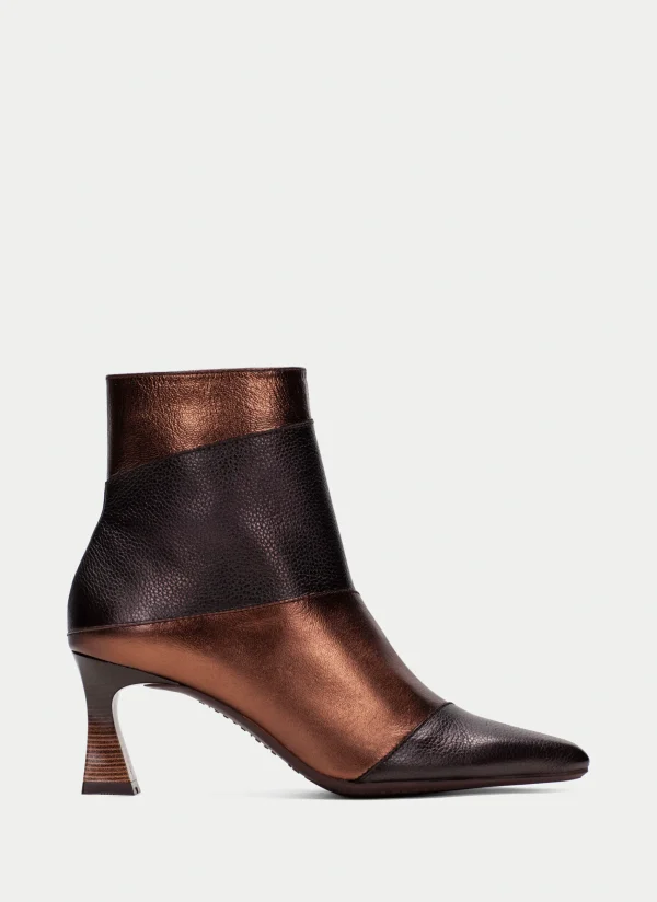 HISPANITAS Botins dalia marron-bronce