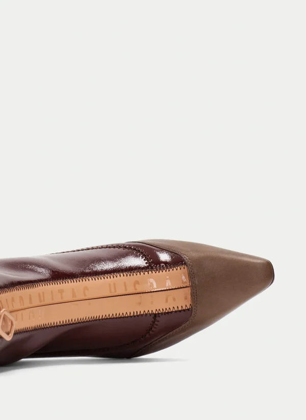 HISPANITAS Botins dalia taupe-marron