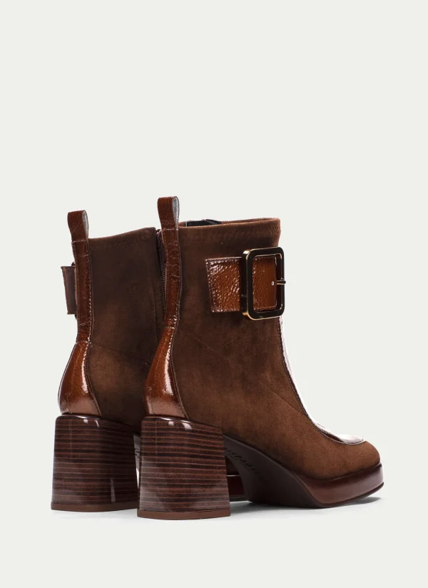 HISPANITAS Botins tokio couro