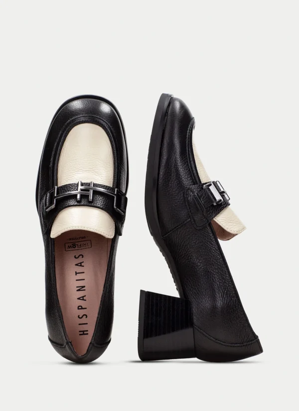 HISPANITAS Moccasins milan preto-milk
