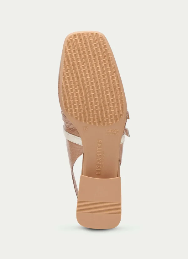 HISPANITAS Sapatos rasos aruba desert