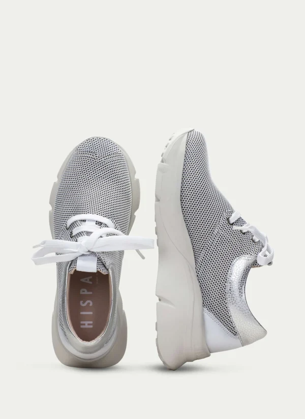 HISPANITAS Sneakers hawai blanco-plata