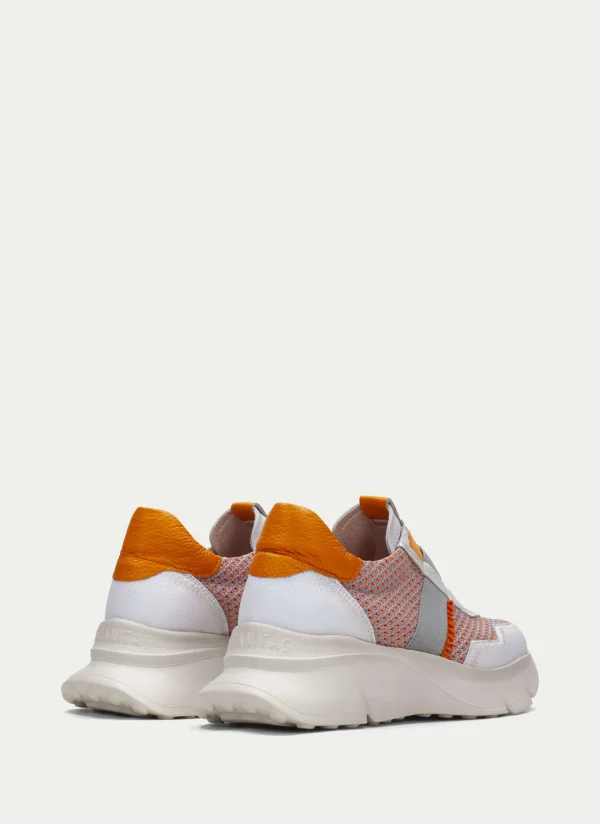 HISPANITAS Sneakers hawai branco-laranja
