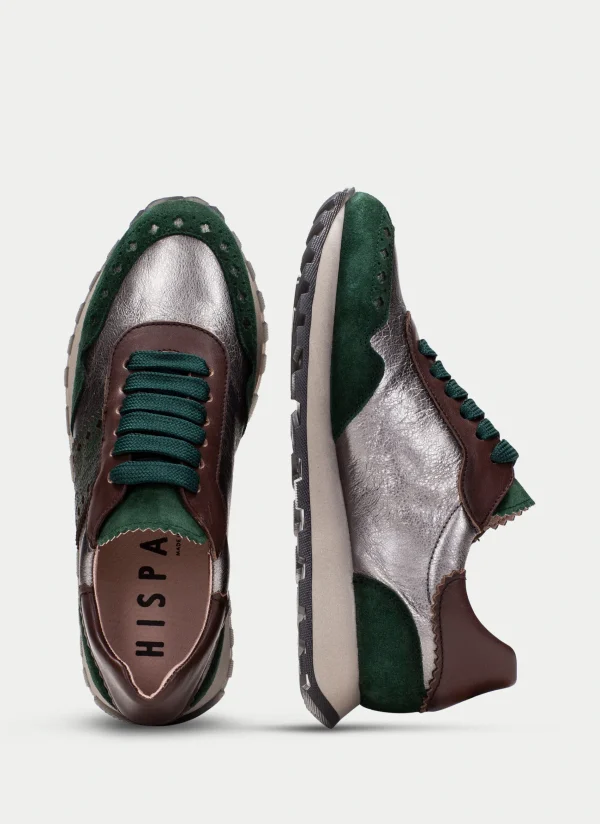 HISPANITAS Sneakers loira forest-aço-marrom