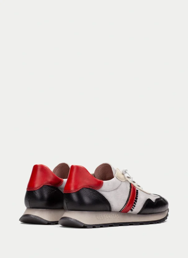 HISPANITAS Sneakers loira preto-cinzento-vermelho